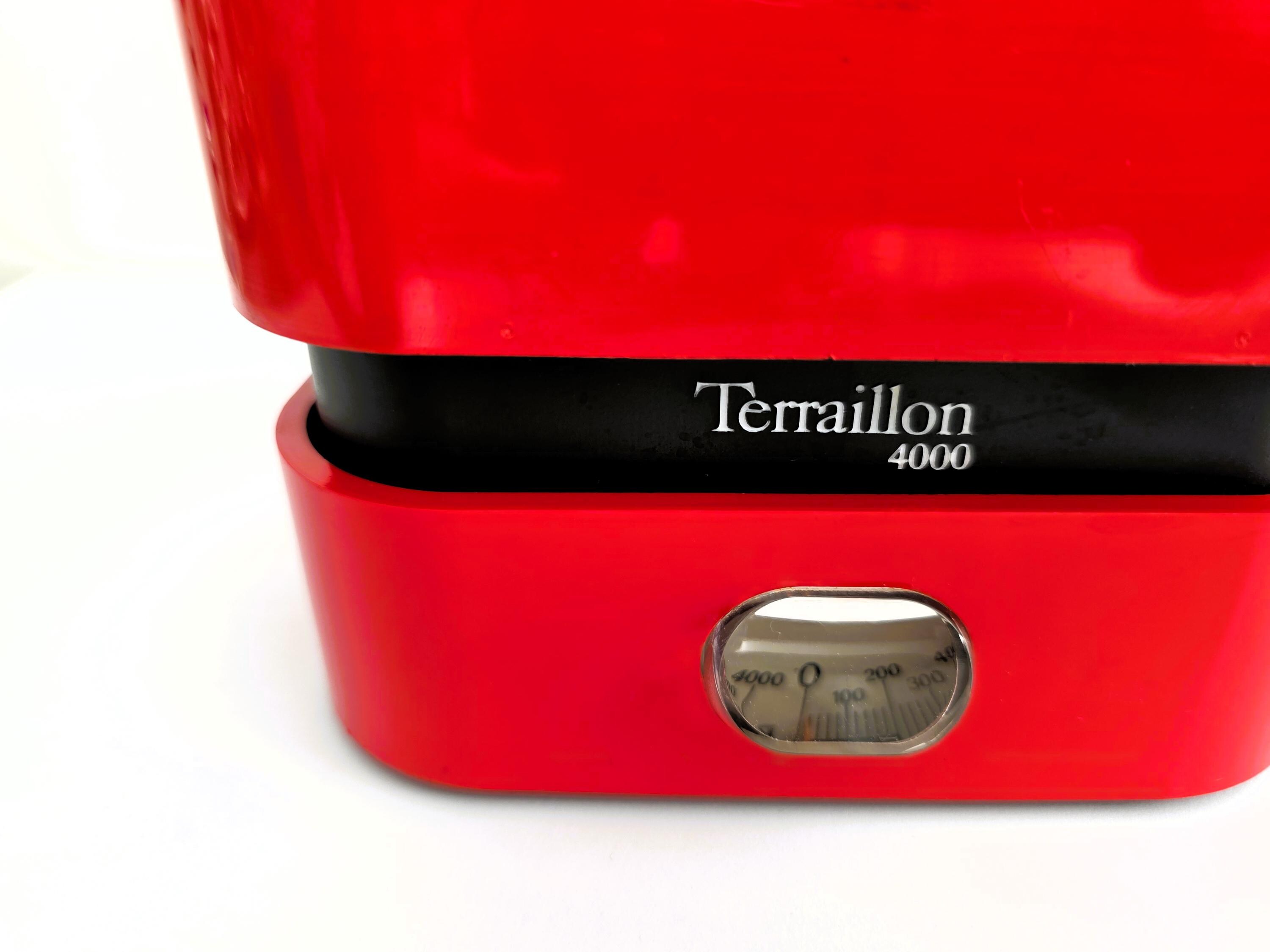 Balance Terraillon BA 4000 Orange – Design Marco Zanuso, Années 70, Made In France