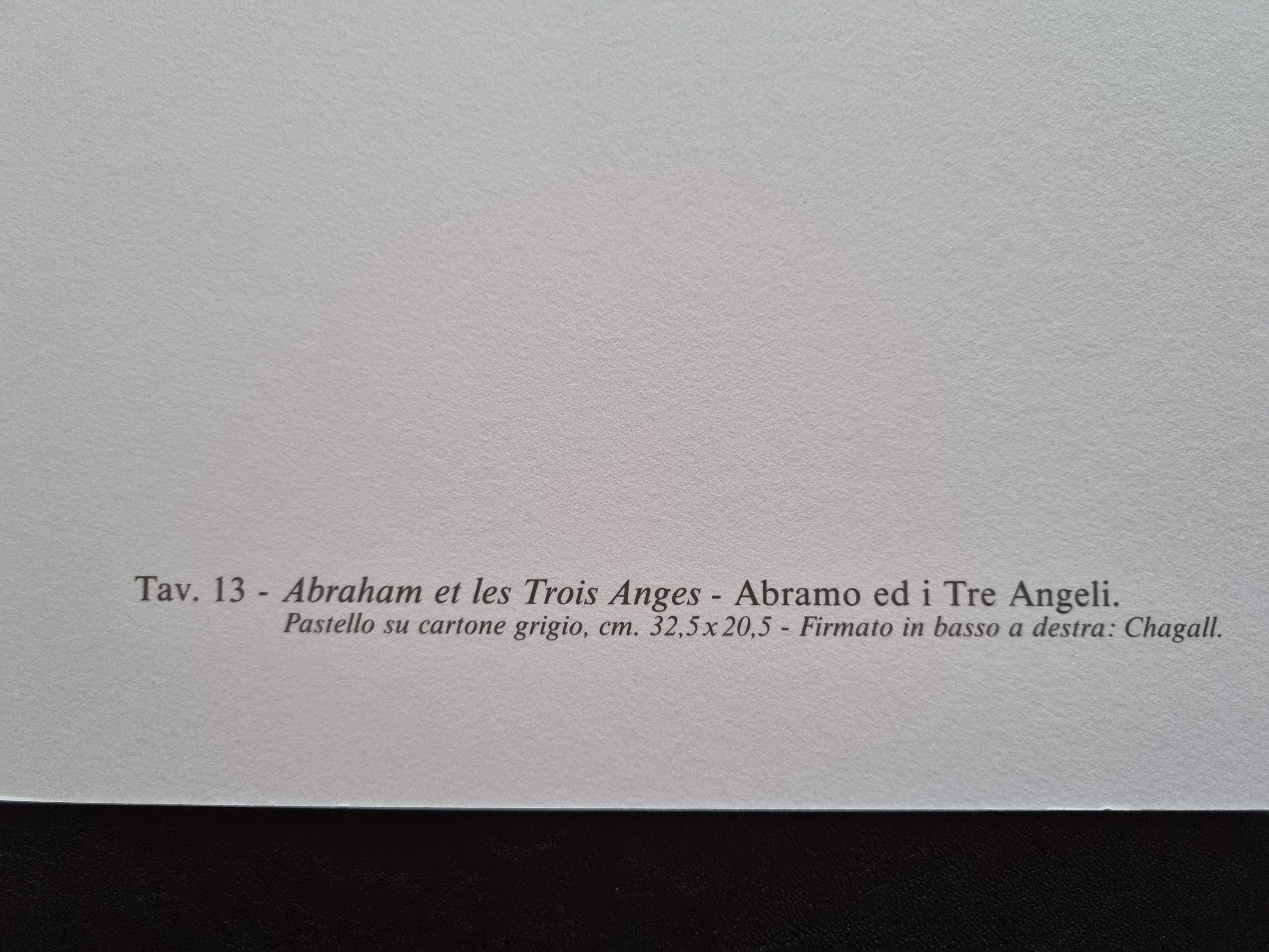 Marc Chagall abraham and the Three Angels Lithograph From the 1980s Etsy Marc Chagall abraham and the Three Angels Lithograph From the 1980s Etsy