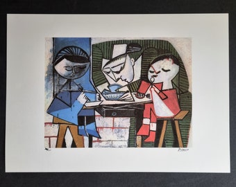 Pablo Picasso Lithographic edition reproduced in 200 copies numbered in pencil, dimensions 50 x 70 cm. 19.68" x 27.55"