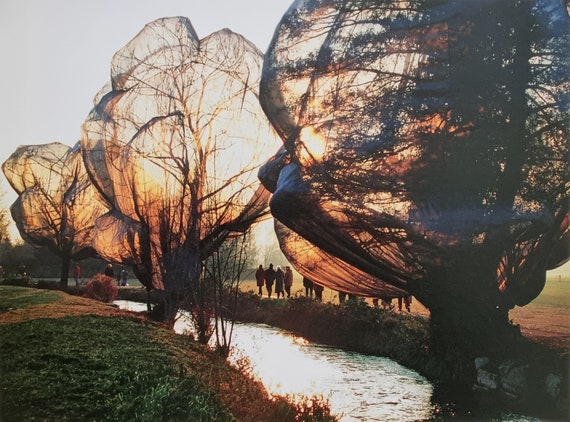 Christo and Jeanne-claude “wrapped Trees” Park Basel 1997 Elegant