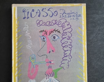 Picasso "Tekeningen 23/3/66 - 15/3/68" Vintage kunstboek, uitgave uit 1969. Conditie van een echte amateurverzamelaar.