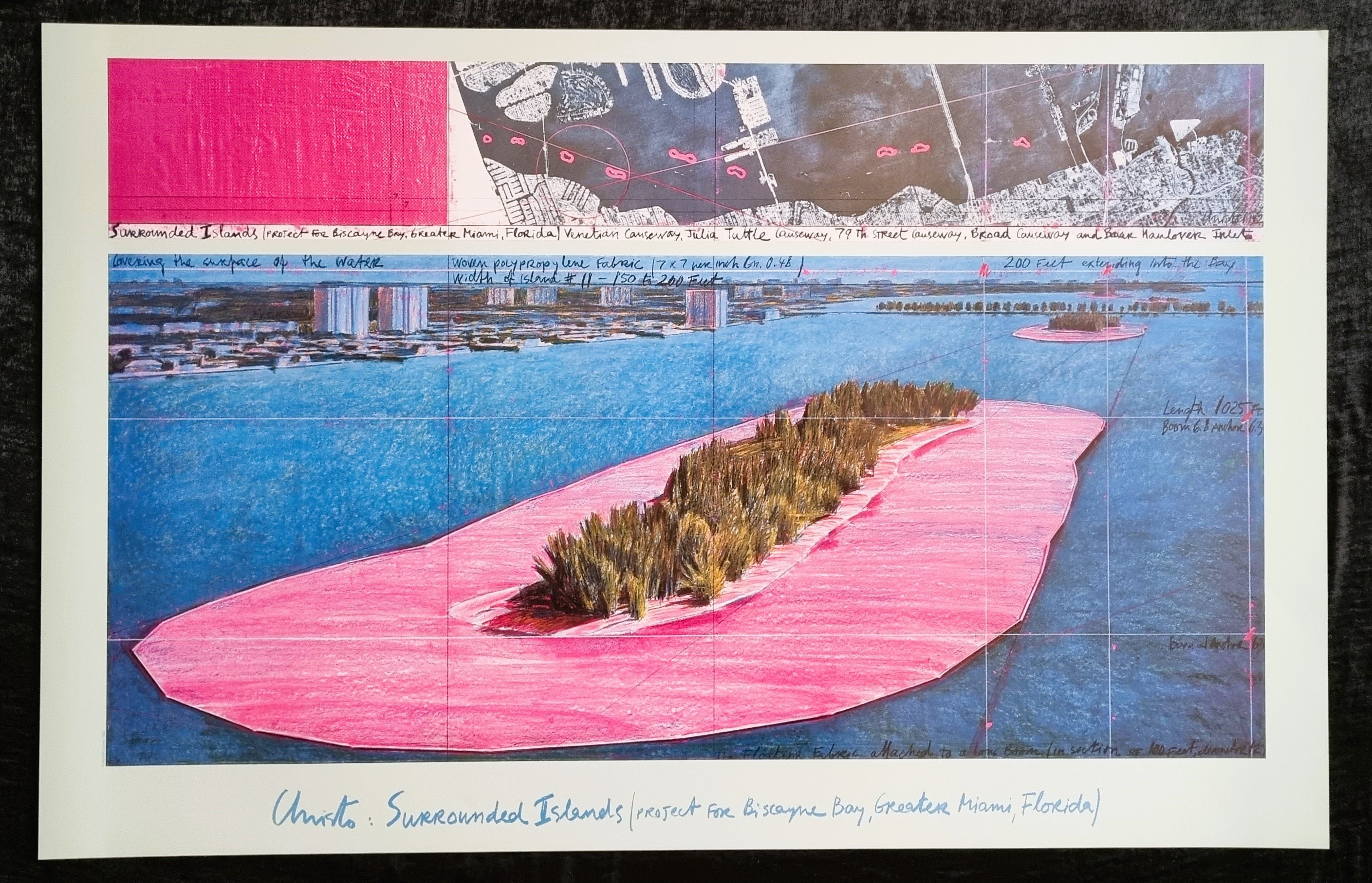 Modern Art Christo Vintage Offset 