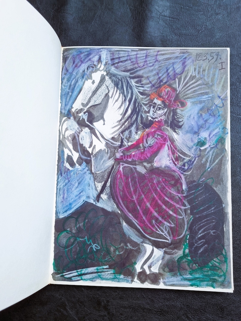 Pablo Picasso Toros y Toreros Libro d'arte da collezione. Prima edizione del 1961, dimensioni 28 x 38,5 cm. Ottime condizioni. imagem 5