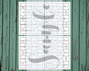 Catholic Prayers Puzzle: Religious Education (Digital Download)