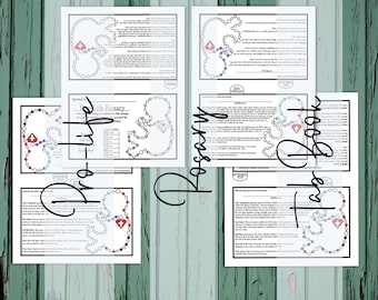 Pro-Life Rosary Tab Book: Printable Prayer Guide (Digital Download)