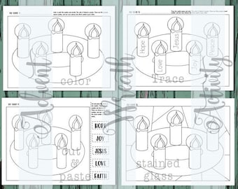 Advent Acrostic Poems: Catholic Printable Activity (Digital File)