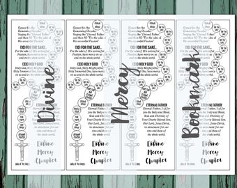 Divine Mercy Chaplet Bookmark: Catholic Prayer Guide (PDF)