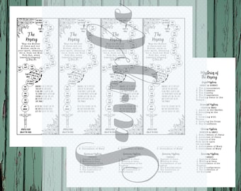 Rosary Guide Bookmarks: Catholic Prayers, Religious Education (PDF)