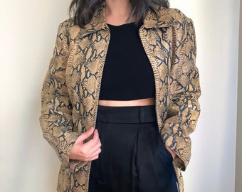 white snakeskin jacket