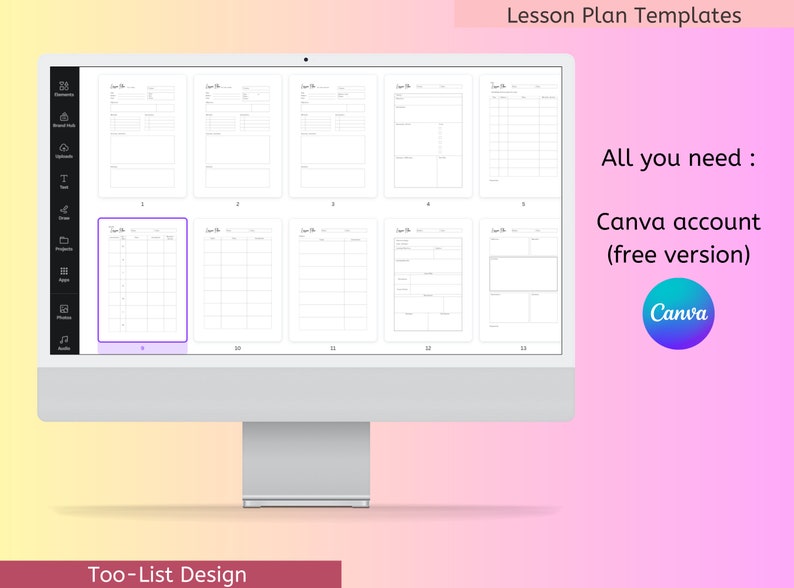 Lesson Complete Screen Lesson Plan Template, Teacher Planner, College University, Academic ...