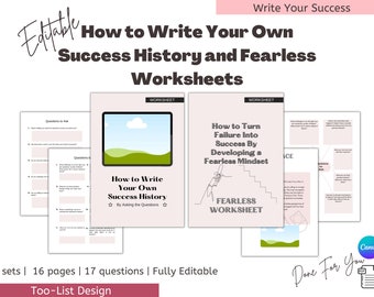 Success History Worksheets in Online Coaching & Self Reflection (PDF)