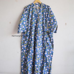 Cotton long dress, Hand block print dress, Floral long block print dress,Cotton maxi dress, Handmade dress,Indian style dress,Printed dress