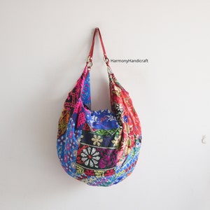 Vintage Banjara shoulder bag, Indian Handmade Bag, Banjara tote bag, Afghani Bag, Women embroidery Bag, Shopping Bag, Large boho bag, jhola