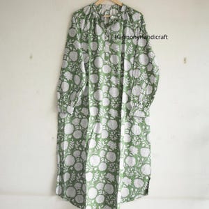 Cotton long dress, Hand block print dress, Floral long block print dress,Cotton maxi dress, Handmade dress,Indian style dress,Printed dress