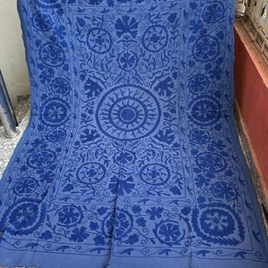 Suzani throw, Suzani bedspread, Suzani Table cover, Hand embroidery Suzani bed-cover, Suzani decor suzani quilt, Uzbek suzani embroidery rug