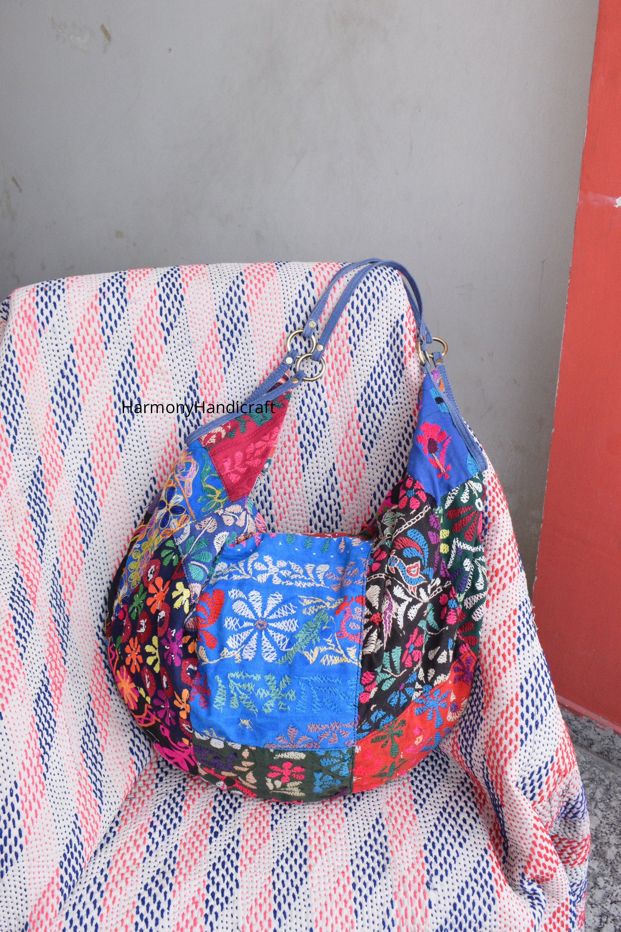Vintage Banjara Shoulder Bag, Indian Handmade Bag, Banjara Tote Bag