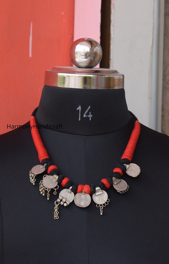Afghani jewellery, Afghani Necklace, Boho jewelle… - image 2