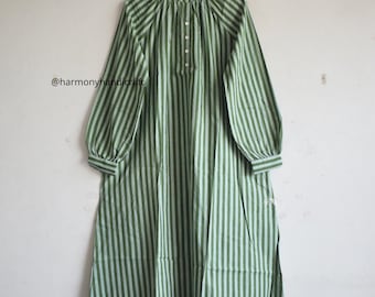 Hand Block Print Cotton Maxi Dress, Indian Style Handmade Dress