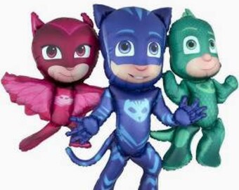 57" Airwalker PJ Masks Balloon Kids Cartoon Birthday Party