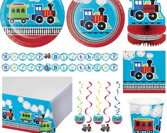 48 pc Train Birthday Bundle