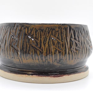 Handmade Bonsai Pot - Grassy Fields