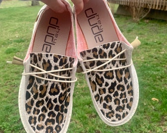 leopard print hey dudes