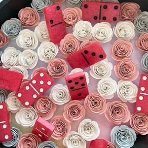 Custom Made Domino Set | Handmade Resin Dominoes | Family Game Night | Double 6 | Double 7 | Double 9 | Double 12 |