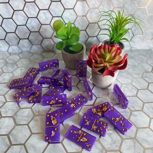 Custom Made Domino Set | Handmade Resin Dominoes | Family Game Night | Double 6 | Double 7 | Double 9 | Double 12 |