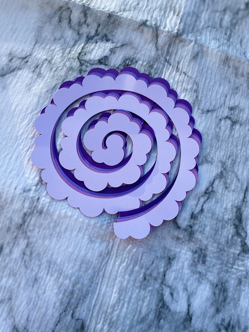 Rolled Paper Flowers Precut Paper Roses 20 Pcs of Etsy