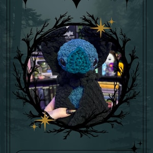 Edgar the Bat Crochet Pattern: Gothic Amigurumi (PDF)