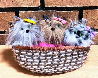 Mini Mighty Frighty Kitten Keychains!