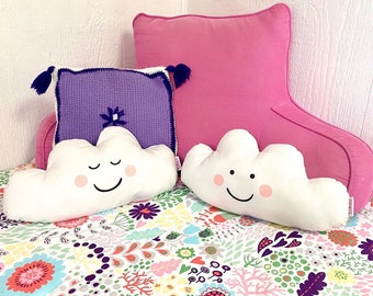 Whimsical, Dreamy Happy Cloud Pillows