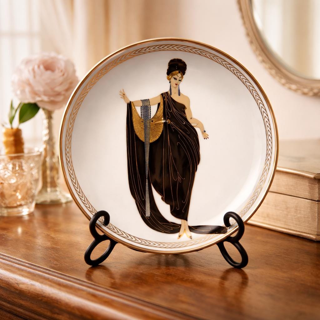 Erte Figurine - Etsy
