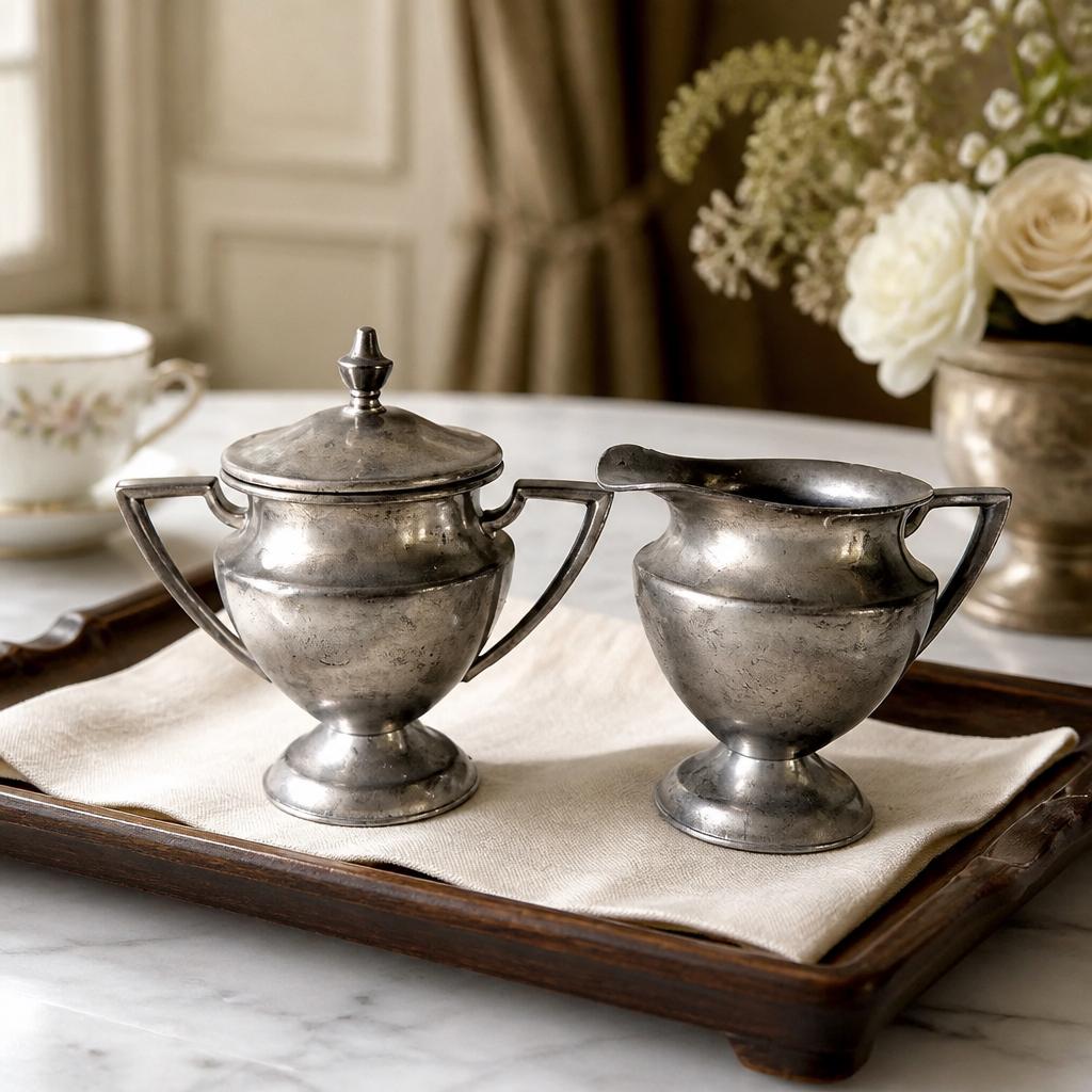 Antique Pewter Tea Set - Etsy - Page 2