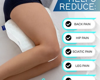 SelectSoma Cooling Knee Pillow for Side Sleepers Hip Pain - Leg Pillow