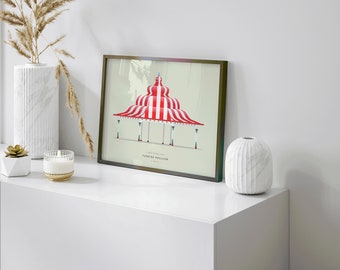 St Louis Print, Tower Grove Park, Pavilion & Shelter, St Louis Art