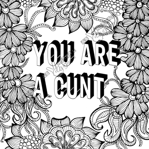 Funny Adult Instant Digital Printable Download Coloring Page | Etsy