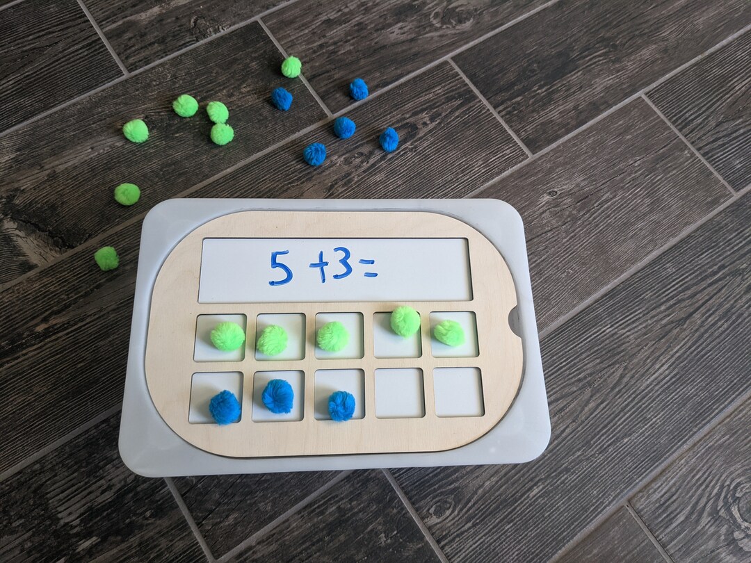 Flisat SMALL Tens Frame Addition Insert Flisat Insert for Trofast Bin