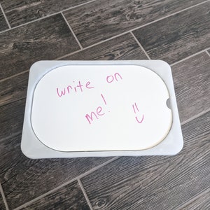 SMALL Double Sided Whiteboard Chalkboard - SMALL Ikea Flisat Top/Board