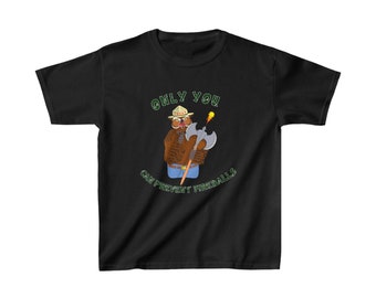 Prevent Fireballs Shirt, Kids Tee, Dungeons and Dragons Shirt, D&D Shirt, DnD gift, Geeky Shirt, Tabletop RPG, Fantasy, Fire Safety, Smoke.