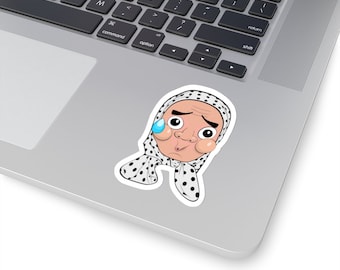 Adesivo Hittoko Mask Kiss-Cut, giapponese, Weeb, Anime, Manga, Otaku