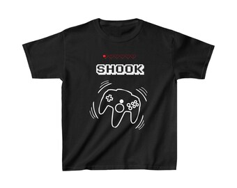 Camicia scossa, Camicia per bambini, Videogioco, Gamer, Camicia geek, Divertente, Scherzo, Gioco, Vita, Nerd