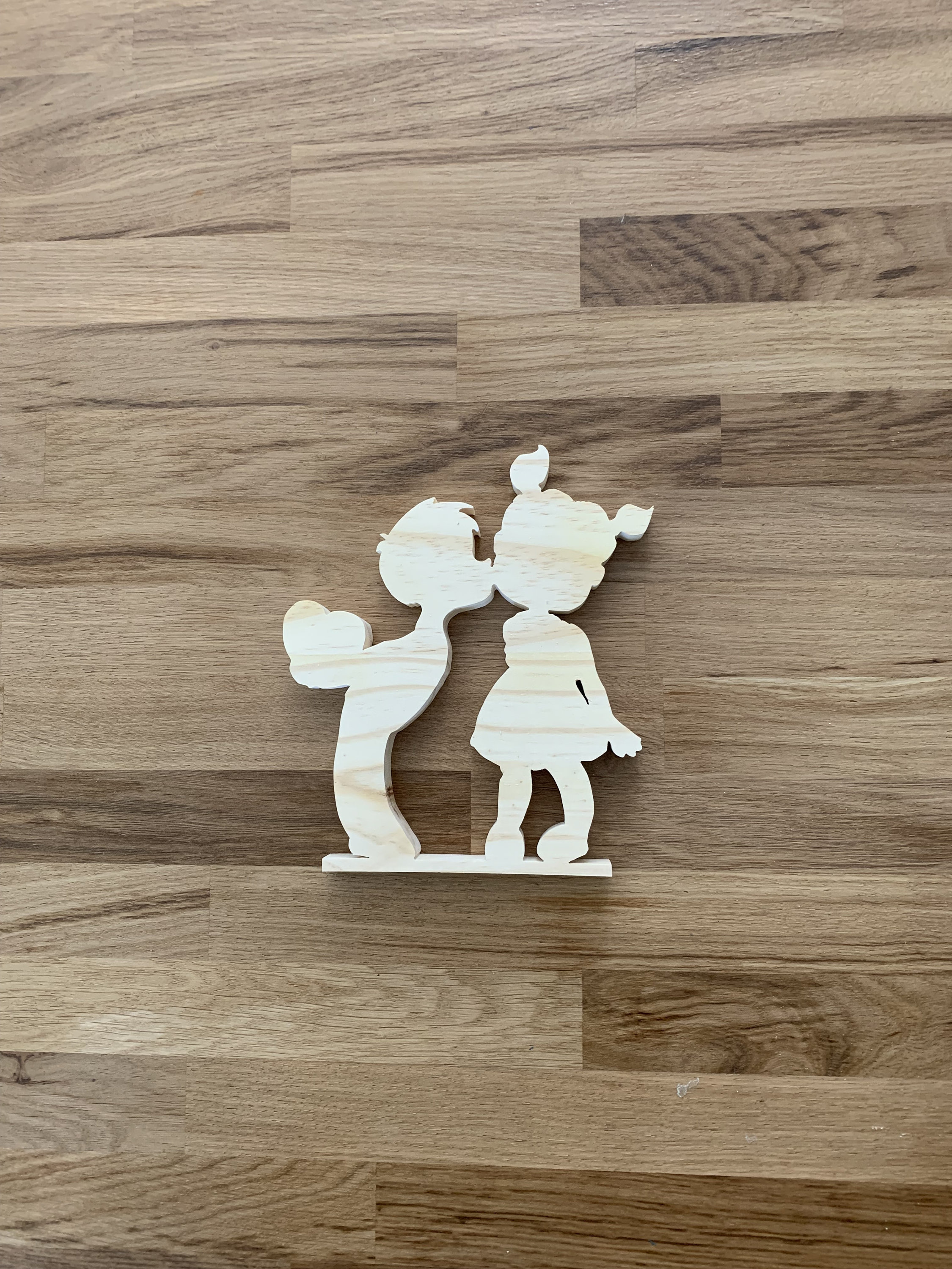 Silhouette Enfants Bisous