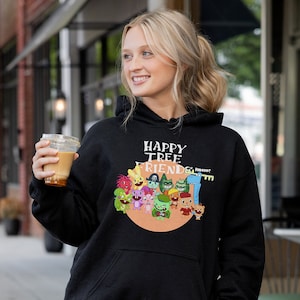 Happy Tree FRIENDS & ANIMATION Lover Funny Horror Cartoon SWEATSHIRT, Unisex Trending Crewneck Humor hoodie