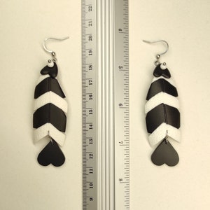 Valentino Hazbin Hotel Earrings, Demonic Feather Earrings image 9