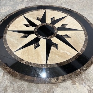 Floor Marble Medallion A1