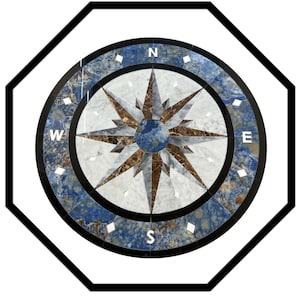 Floor Marble Medallion Octagon
