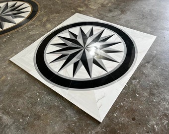 Floor Marble Medallion G1