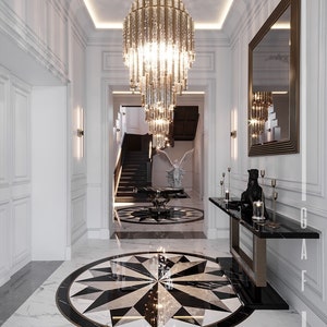 Floor Marble Medallion PH23
