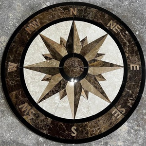 Floor Marble Medallion T21